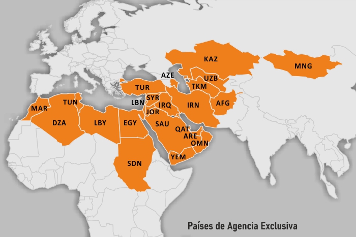 Países de Agencia Exclusiva